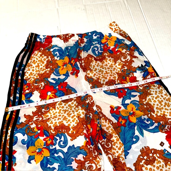 Rare Adidas Colorful Floral Windbreaker Lightweight Track Pant Joggers Size M - Picture 7 of 11